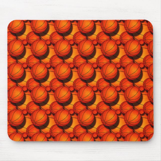 Basketbälle Mousepad (Vorne)