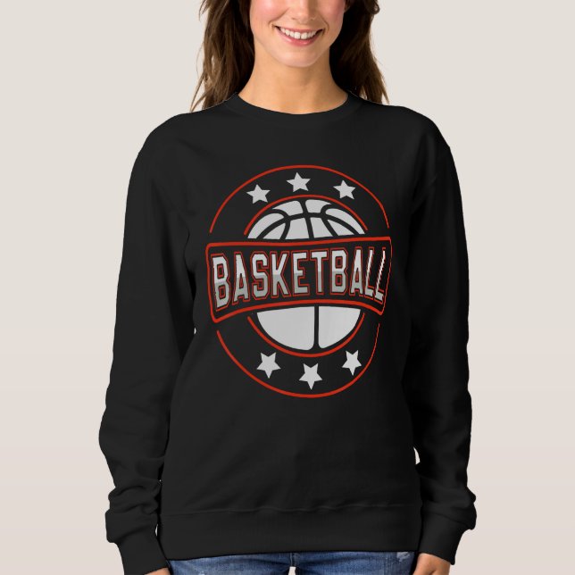 Basketballer Basketball Hoop Dunking Basketball Ho Sweatshirt (Vorderseite)