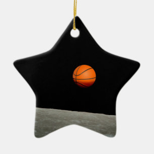 Basketballerde aus dem Universum des Mondes Keramikornament
