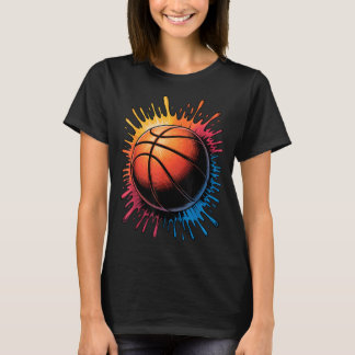 Basketballfarbe T-Shirt