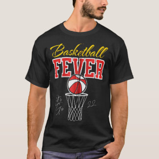 Basketballfieber Frauenbasketballkorb T-Shirt