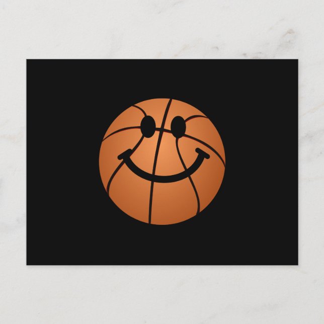Basketballfläche Postkarte (Vorderseite)