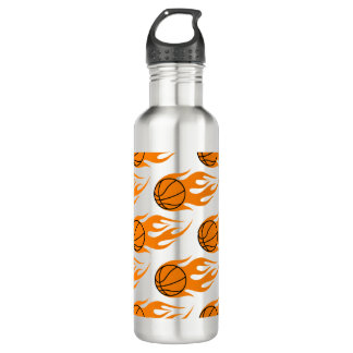 Basketballflamme Stahlwasserflasche Edelstahlflasche