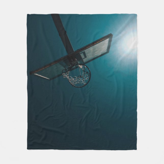 Basketballgeschenk Fleecedecke (Vorderseite)