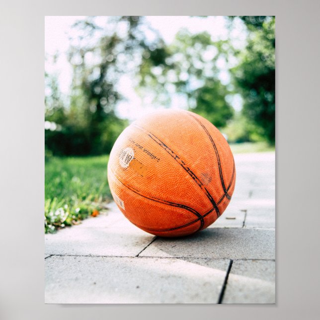 Basketballgeschenk Poster (Vorne)