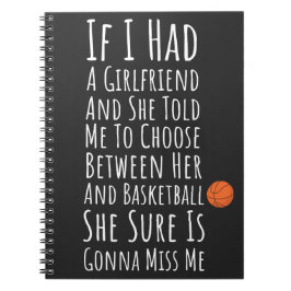 Basketballgeschenke für Jugendliche Notizblock