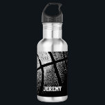 Basketballgeschenke Personalisierte Wasserflaschen Edelstahlflasche<br><div class="desc">Wasserflasche für Basketball | Stahlstähle metallische Farbe mit Vintage Bild. Sportliche Geschenkidee für Trainer, Spieler, Teamkollegen und Sportfans. Modernes Design mit individuelle Name, lustigem Zitat, Slogan oder Monogramm. Erstellen Sie Ihr eigenes mit Monogramm Geschenk. Geeignet für Männer und Kinder / Kinder. Niedliche Geburtstag Party präsentiert für Vater, Sohn, Enkel, Vater,...</div>