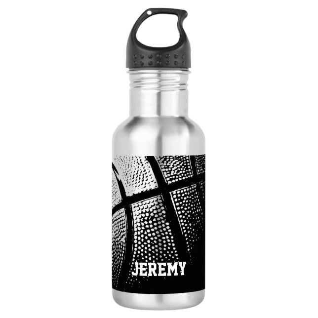 Basketballgeschenke Personalisierte Wasserflaschen Edelstahlflasche (Vorderseite)