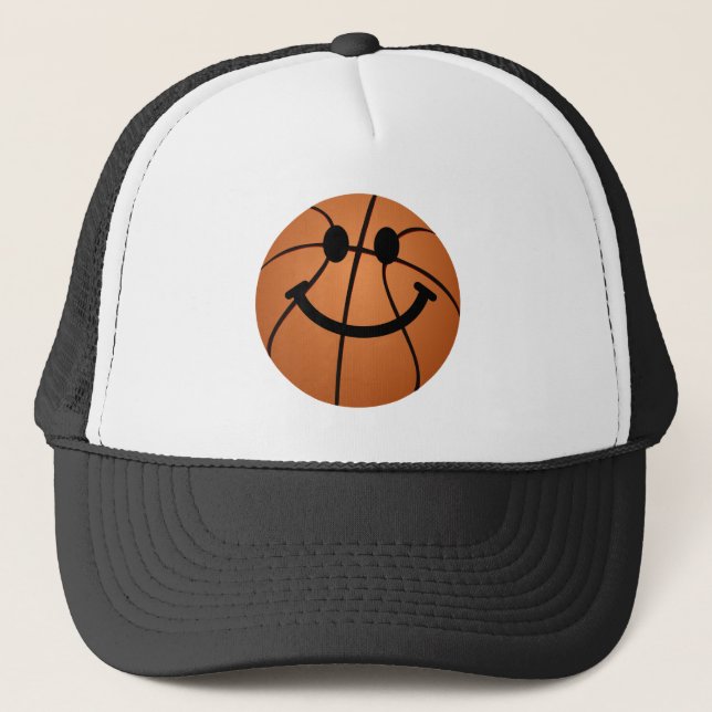 Basketballgesicht Truckerkappe (Vorderseite)