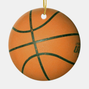 Basketballhalskette Keramik Ornament