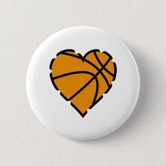 Basketballherz Button