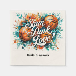 Basketballhochzeit Serviette