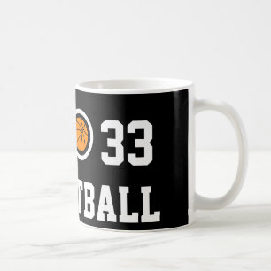 Basketballkaffee-Tasse Personalizable der Nr. 33 Tasse