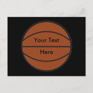 Basketballkarte Postkarte
