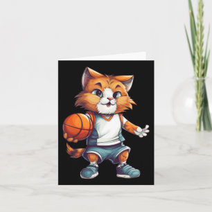 Basketballkatze Karte