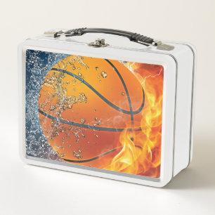 Basketballkissen Metall Brotdose