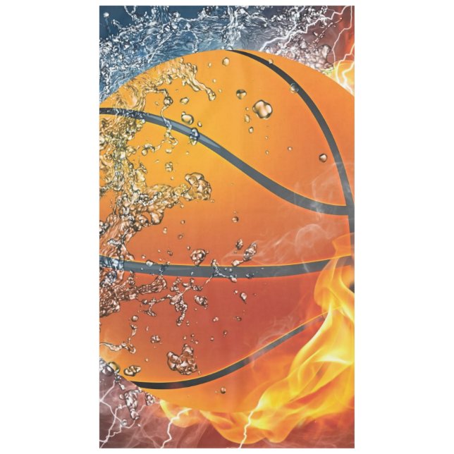 Basketballkissen Tischdecke (Vorderseite)