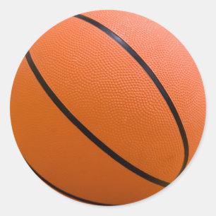 Basketballkleber Runder Aufkleber