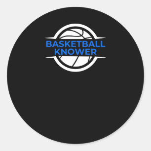 Basketballknotenpunkt 2 runder aufkleber