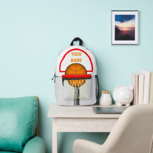 Basketballkorb - bedruckter rucksack