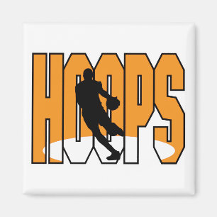 Basketballkorb-Design Magnet