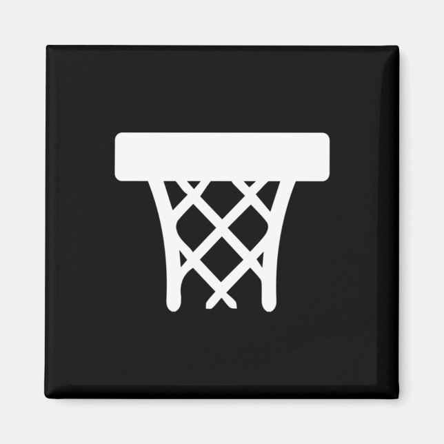 Basketballkorb Magnet (Vorne)