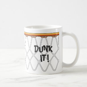 Basketballkorb Net_black outline_Dunk es! Tasse