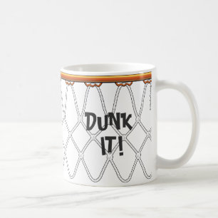 Basketballkorb Net_black outline_Dunk es! Tasse