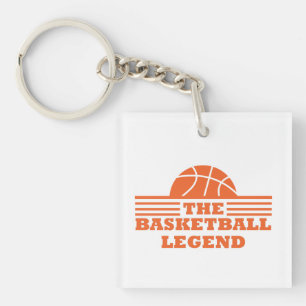 Basketballlegende Orangenball Schlüsselanhänger