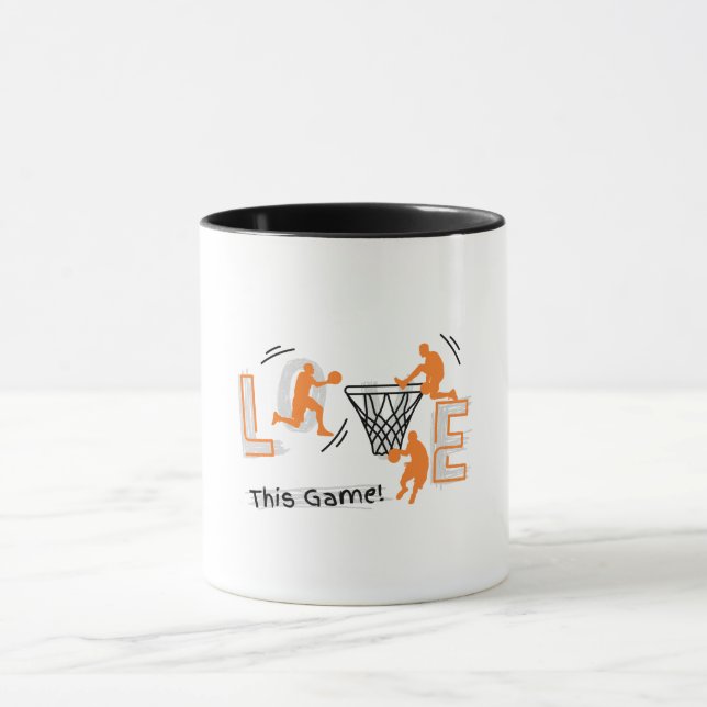 Basketballliebhaber Tasse (Zentrum)