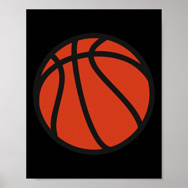 Basketballlogo 1 poster (Vorne)