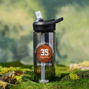 Basketballmannschaft und Spielername Trinkflasche