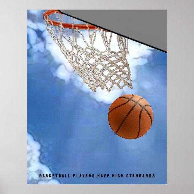 Basketballmotivation Poster (Vorne)