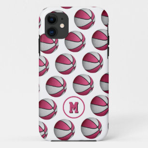 Basketballmuster mit Monogramm Case-Mate iPhone Hülle