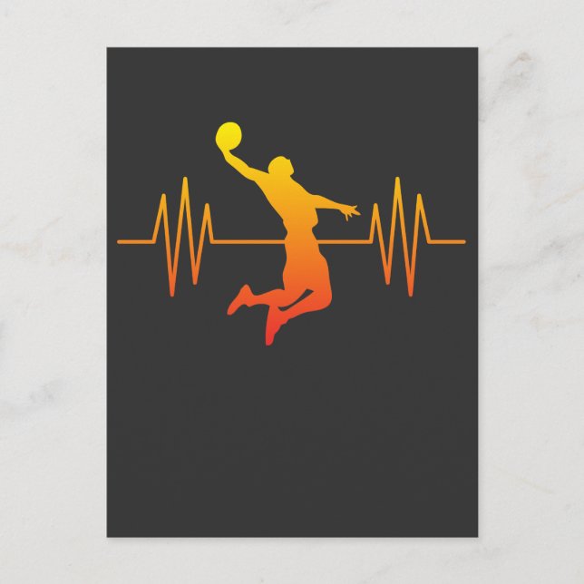 Basketballpuls Postkarte (Vorderseite)