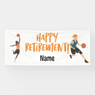 Basketballrente für Party Banner