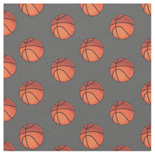 Basketballs auf dunkelgrau stoff