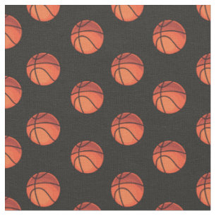 Basketballs auf schwarz stoff