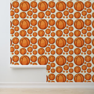 Basketballs Design Tapete