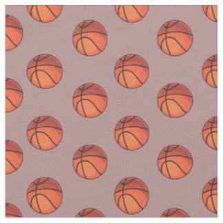 Basketballs in dunkelgrauem Pink Stoff