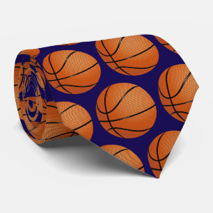 Basketballs Muster Sportartikel Krawatte