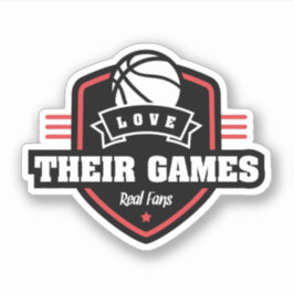Basketballs NBA Portland Trail Blazers Team Farbe Aufkleber