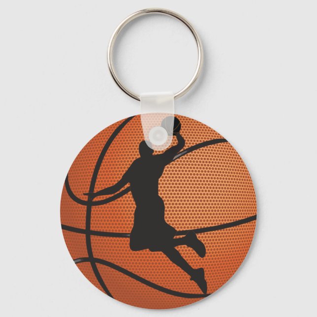 Basketballschläger Schlüsselanhänger (Vorderseite)