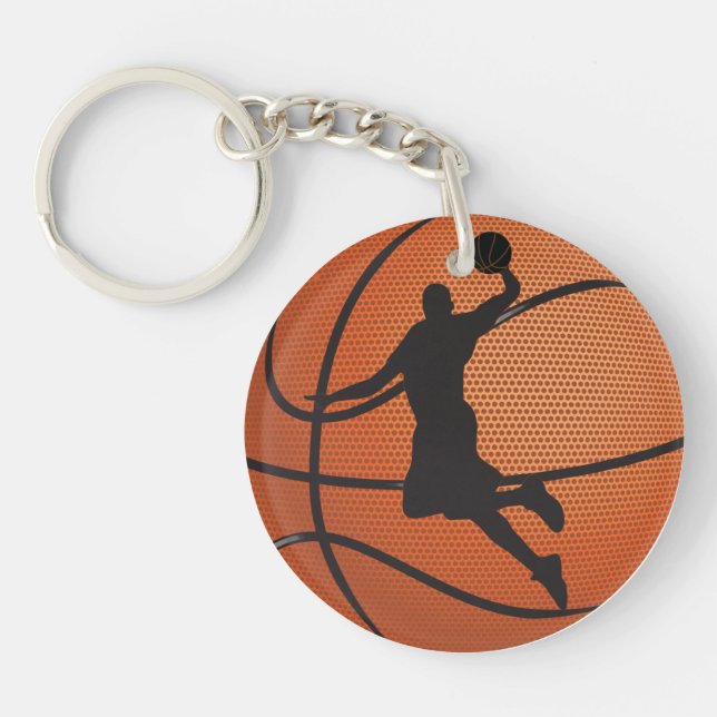 Basketballschläger Schlüsselanhänger (Vorderseite)