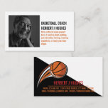 Basketballschuh, Basketballspieler, Trainer, Foto Visitenkarte<br><div class="desc">Basketballschuh,  Basketballspieler,  Trainer,  Foto Visitenkarten vom Business Card Store.</div>