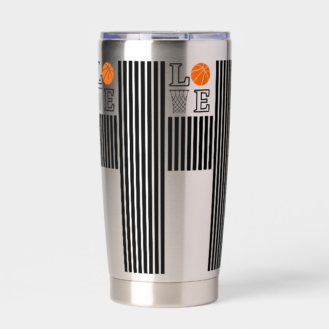 Basketballschuhe, Basketballspieler Thermobecher (Vorderseite)