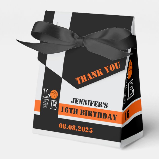Basketballschuhe, Basketballspielgeschenk, Geburts Geschenkschachtel (Vorderseite)