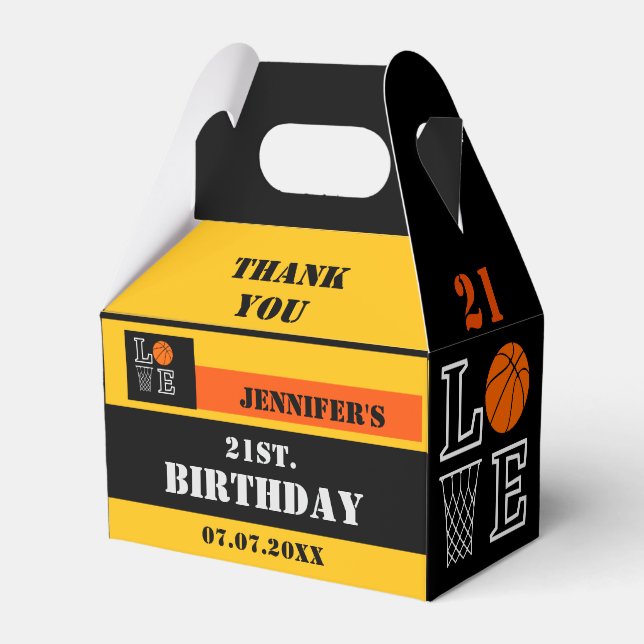 Basketballschuhe, Basketballspielgeschenk, Geburts Geschenkschachtel (Vorderseite)