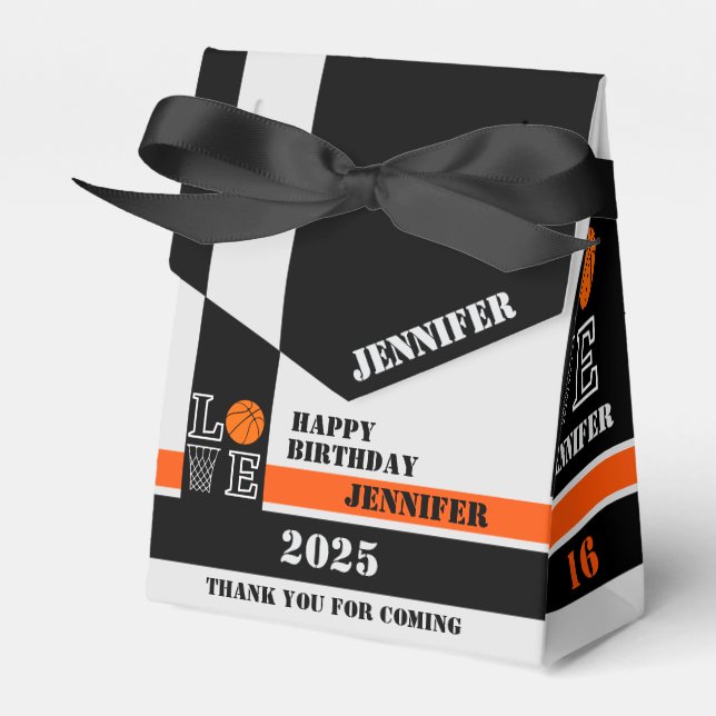 Basketballschuhe, Basketballspielgeschenk, Geburts Geschenkschachtel (Vorderseite)