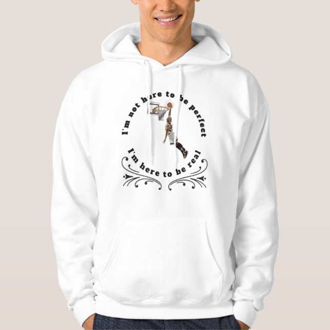 Basketballschuhe mit schöner Bauweise Hoodie (Vorderseite)